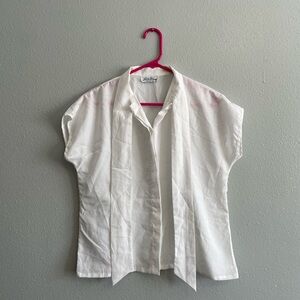 Elegant White Women's Blouse